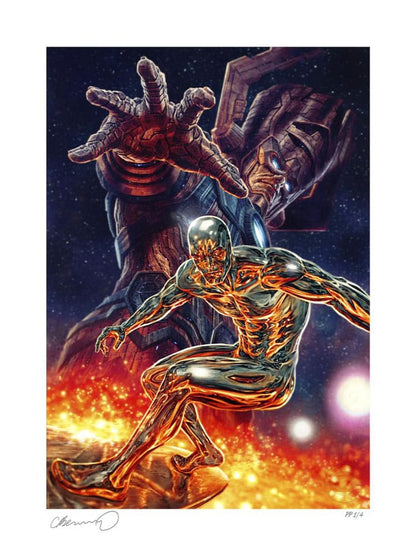 Marvel Art Print Galactus and the Silver Surfer 61 x 41 cm - unframed Posters & Wallscrolls