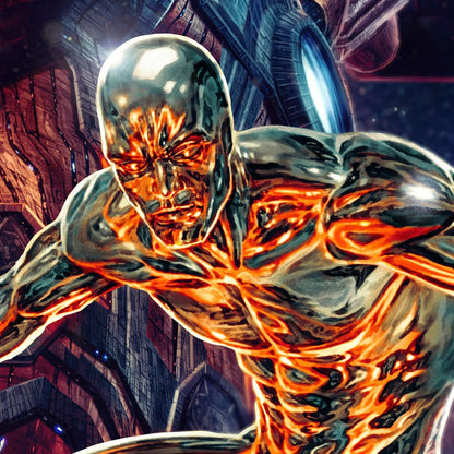 Marvel Art Print Galactus and the Silver Surfer 61 x 41 cm - unframed