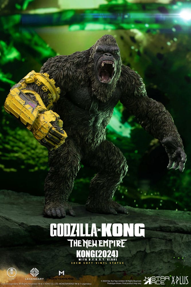 Godzilla vs. Kong: The New Empire Soft Vinyl Statue Kong with B.E.A.S.T. Glove 30 cm Statues