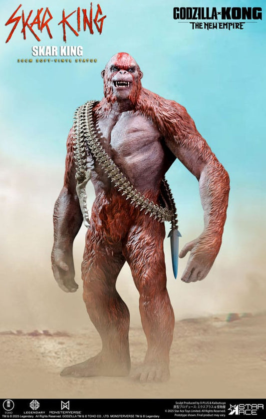 Godzilla vs. Kong: The New Empire Soft Vinyl Statue Skar King Unleash the Titan 30 cm