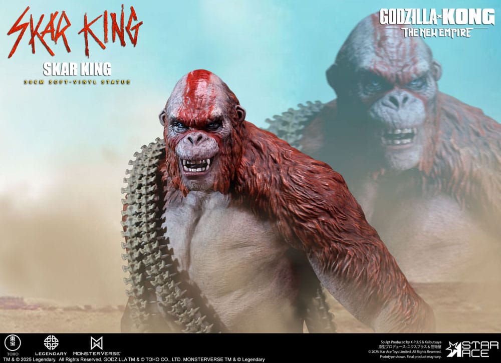 Godzilla vs. Kong: The New Empire Soft Vinyl Statue Skar King Unleash the Titan 30 cm
