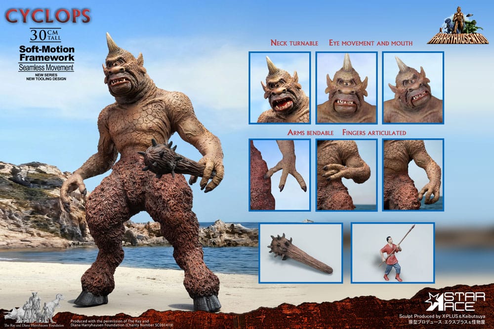Ray Harryhausen Soft-Motion Series Statue Cyclops 30 cm