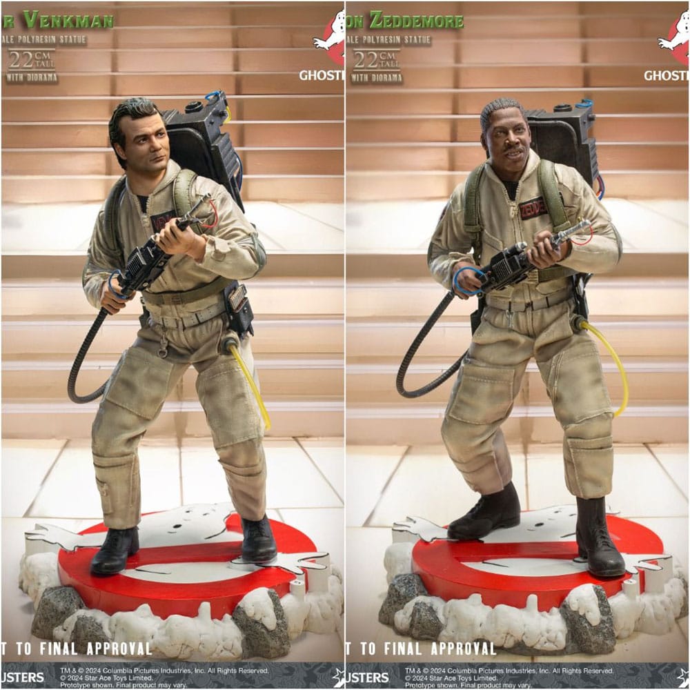 Ghostbusters Statues 1/8 Peter Venkmann + Winston Zeddemore Twin Pack 22 cm Statues