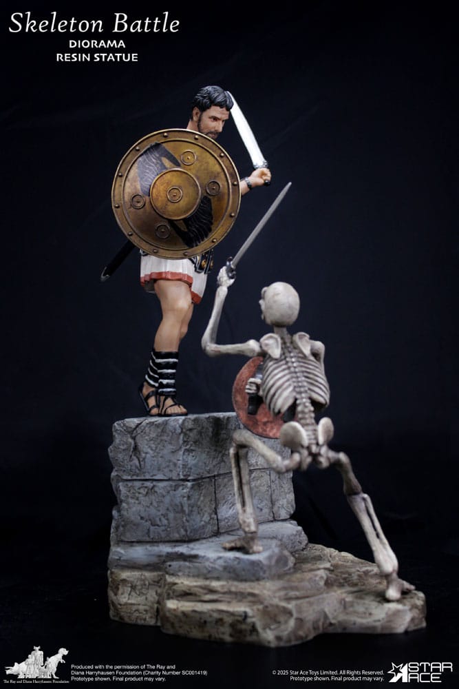 Ray Harryhausen Diorama 1/8 Skeleton Battle Scene 30 cm Statues