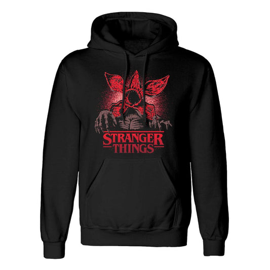 Stranger Things Hooded Sweater Pixel Demogorgon Size L