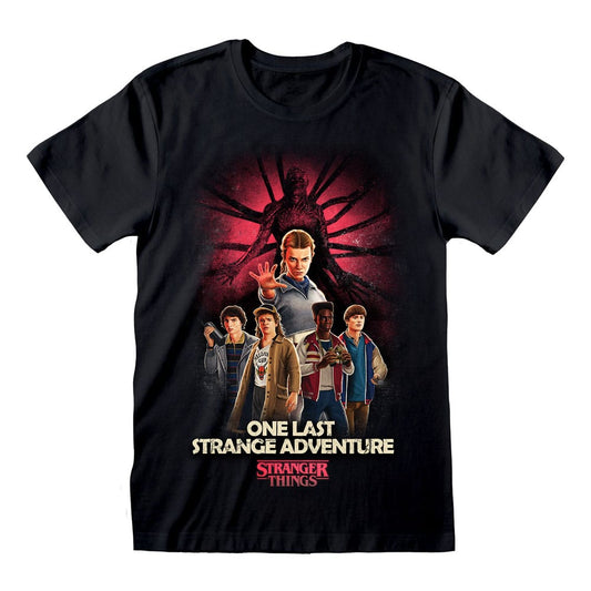Stranger Things T-Shirt Group Artwork One Last Strange Adventure Colour Size S