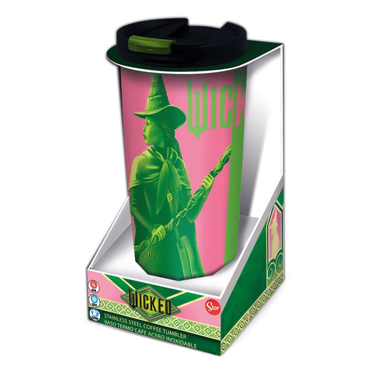 Wicked Stainless Steel travel tumbler Elphaba & Glinda Kitchen- and Tableware