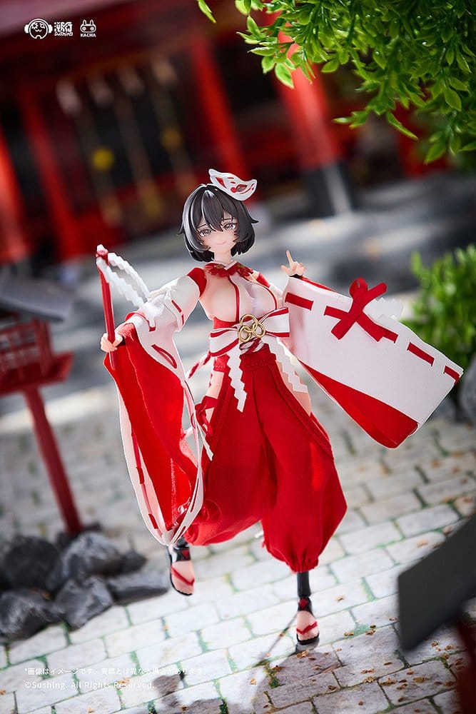 Combat Priestess Action Figure 1/12 Kikyou Uefuji 15 cm