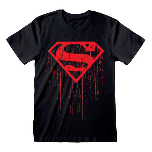 Superman T-Shirt Dripping Symbol Size S T-shirts