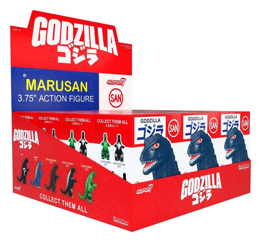 Godzilla Toho (Marusan) Action Figure Blind Box Wave 6 Display (12)