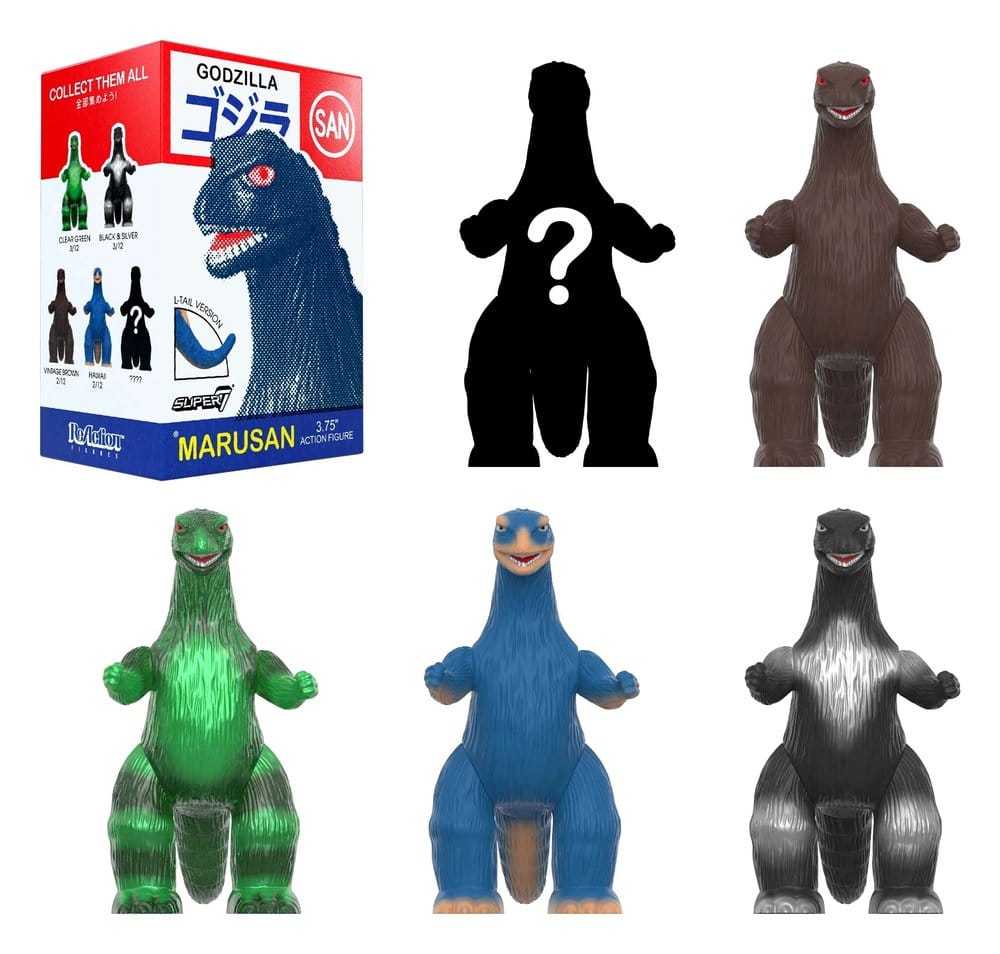 Godzilla Toho (Marusan) Action Figure Blind Box Wave 6 Display (12)