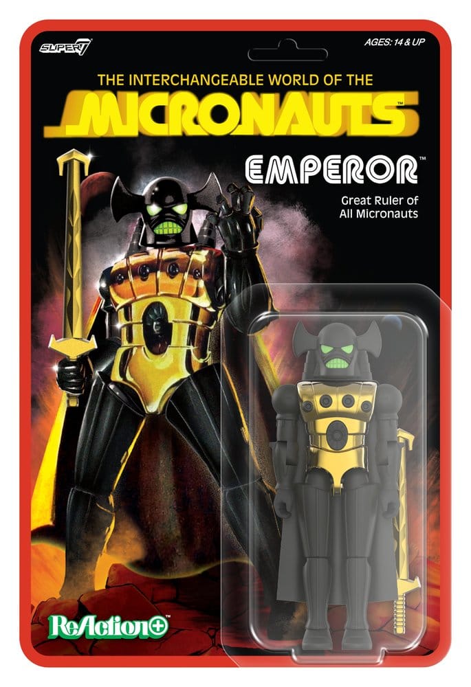 Micronauts ReAction+ Action Figure Wave 03 Emperor 10 cm
