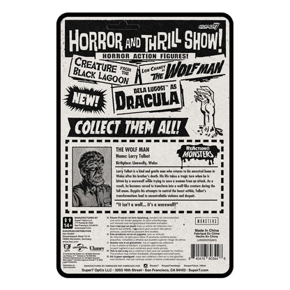 Universal Monsters ReAction+ Action Figure Wave 1 The Wolf Man 10 cm