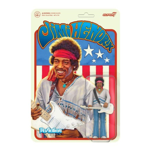 Jimi Hendrix ReAction Action Figure Jimi Hendrix (Festival) 10 cm Action figures