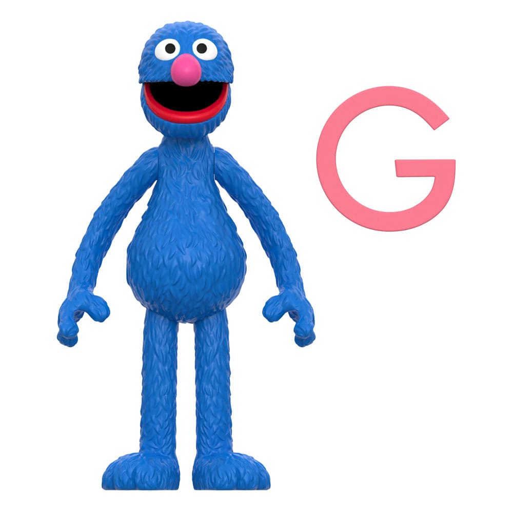 Sesame Street ReAction Action Figure Wave 05 Grover 10 cm