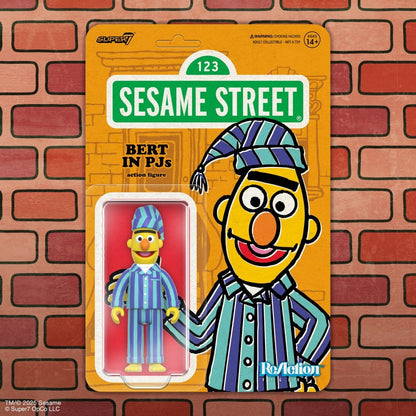 Sesame Street ReAction Action Figure Wave 06 Bert (PJ) 10 cm