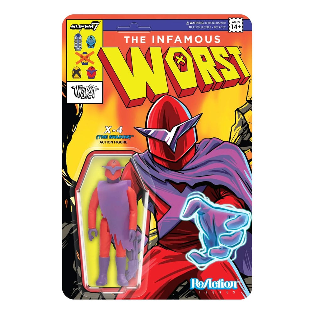 The Worst ReAction Action Figure Wave 05 Mutant Team X5 The Shadow 10 cm Action figures