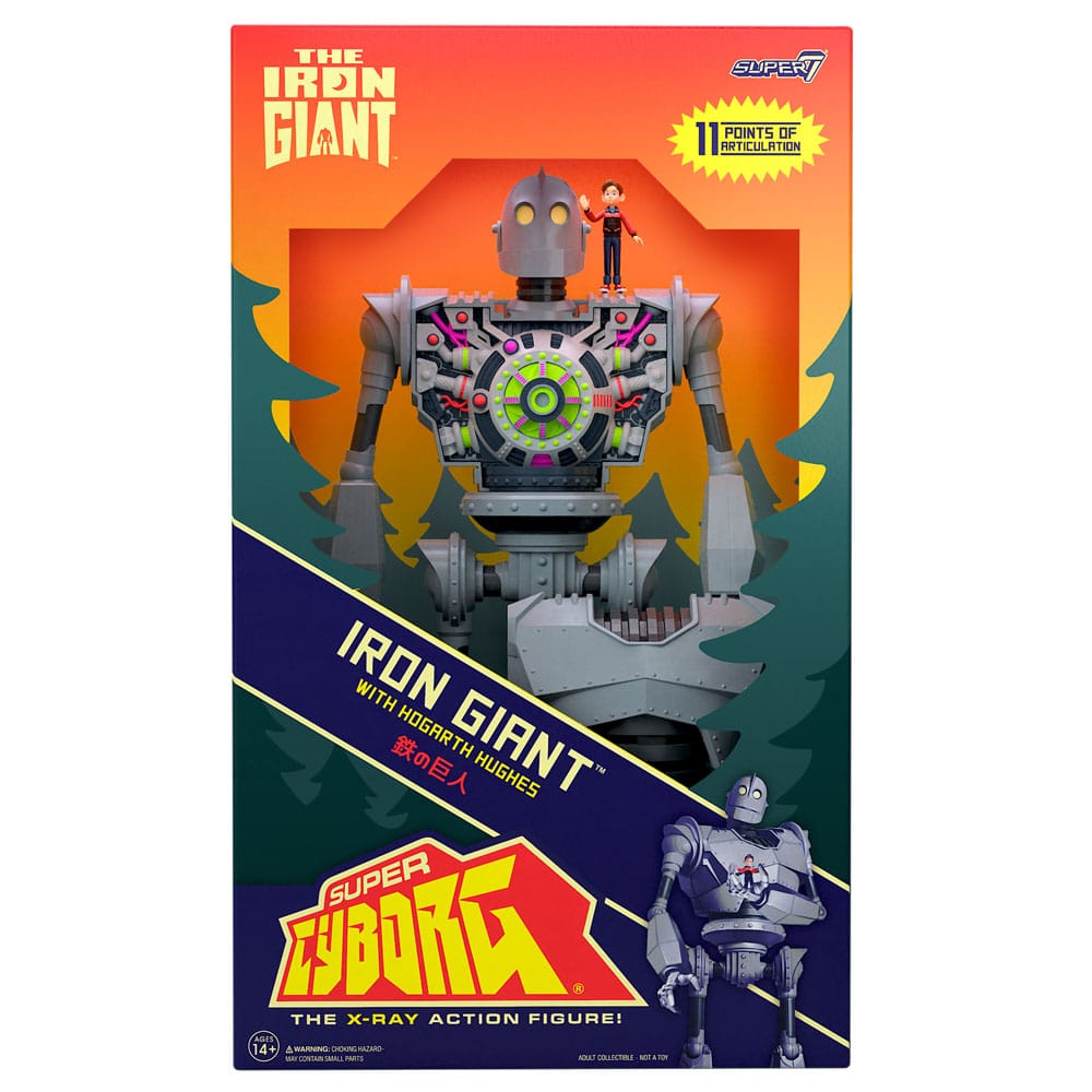 The Iron Giant Super Cyborg Action Figure Iron Giant (Full Color) 28 cm