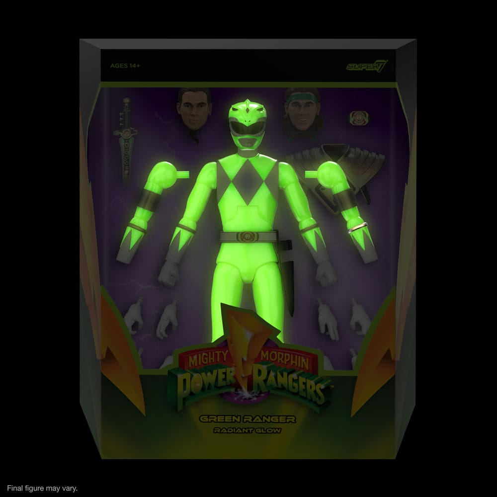 Power Rangers Ultimates Action Figure Green Ranger (Glow) 18 cm