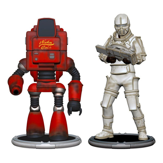Fallout Mini Figures 2-Pack Set B Nukatron & Synth 7 cm Statues