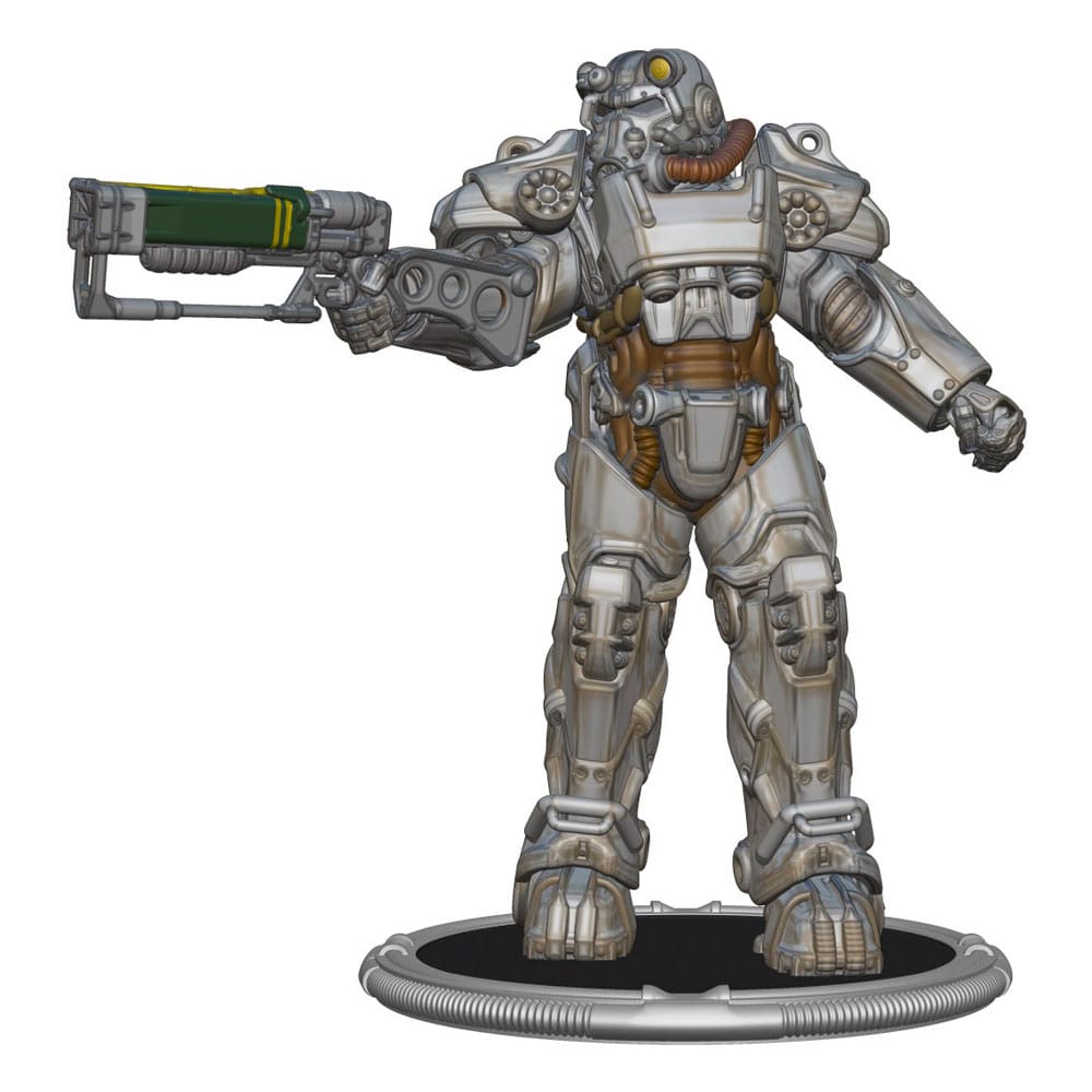 Fallout Mini Figures 2-Pack Set C T-60 & Vault Boy (Power) 7 cm Statues