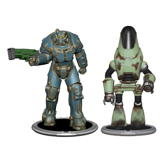 Fallout Mini Figures 2-Pack Set D X01 & Protectron 7 cm Statues