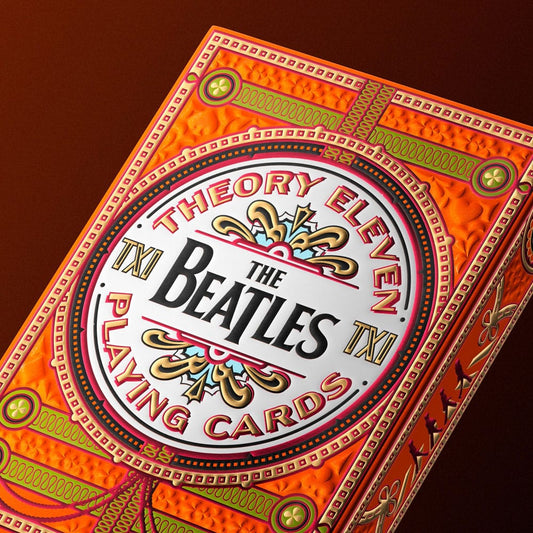 The Beatles Playing Cards Orange Version Playing cards