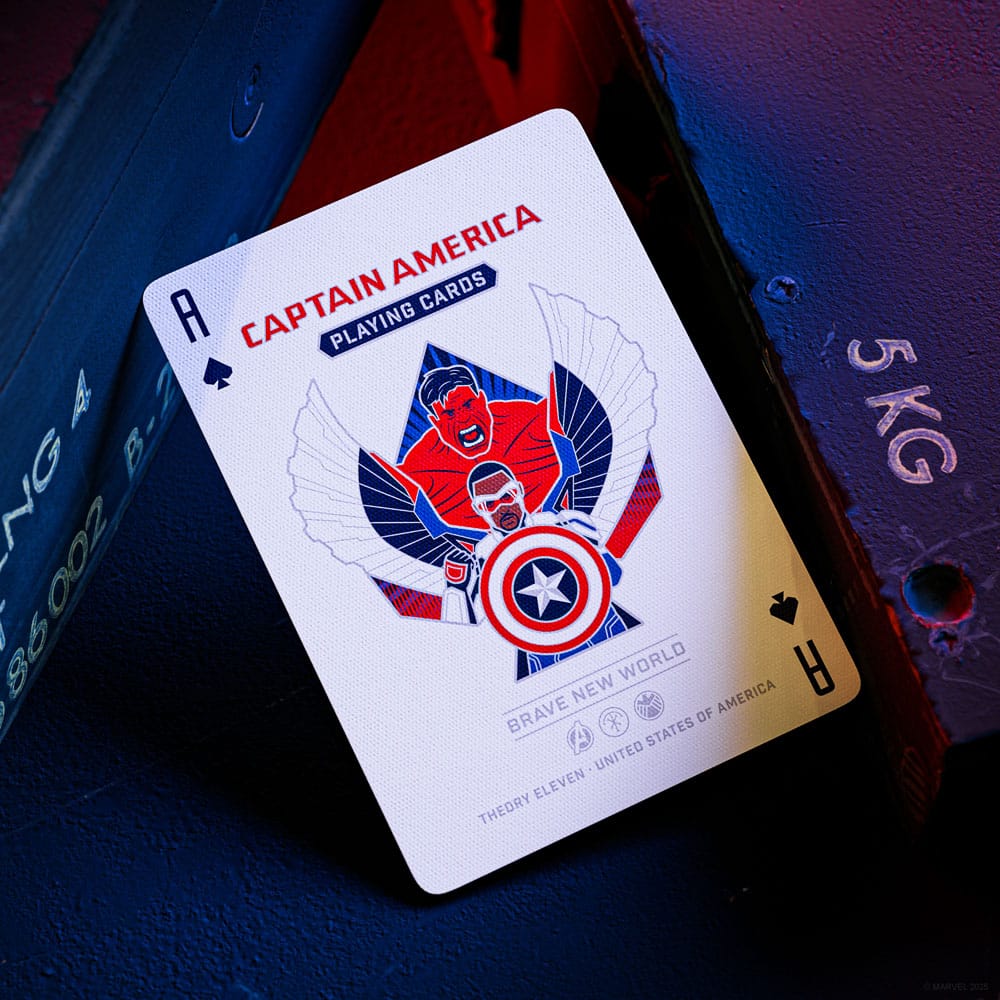 Captain America Playing Cards Patriotic Design Playing cards