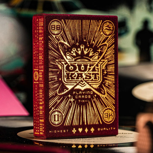 Outcast Playing Cards Red Velvet Playing cards