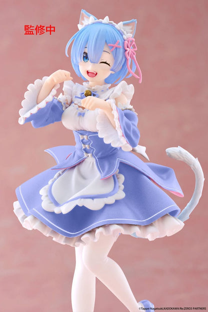 Re:Zero Starting Life in Another World Coreful PVC Statue Rem Cat Maid Ver. Renewal 18 cm Statues