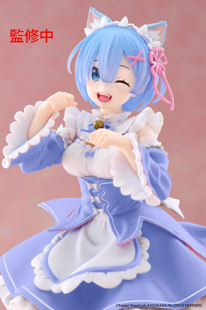 Re:Zero Starting Life in Another World Coreful PVC Statue Rem Cat Maid Ver. Renewal 18 cm Statues