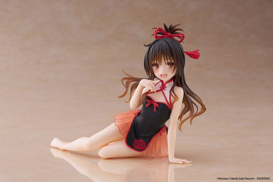 To Love-Ru Darkness PVC Statue Desktop Cute Figure Mikan Yuki Chinese Dress Ver. 13 cm Statues