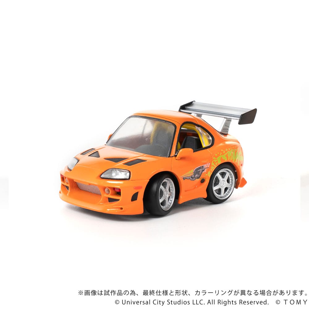 Fast & Furious Q-Village Vehicle with mini-figure Toyota Supra JZA80 9 cm