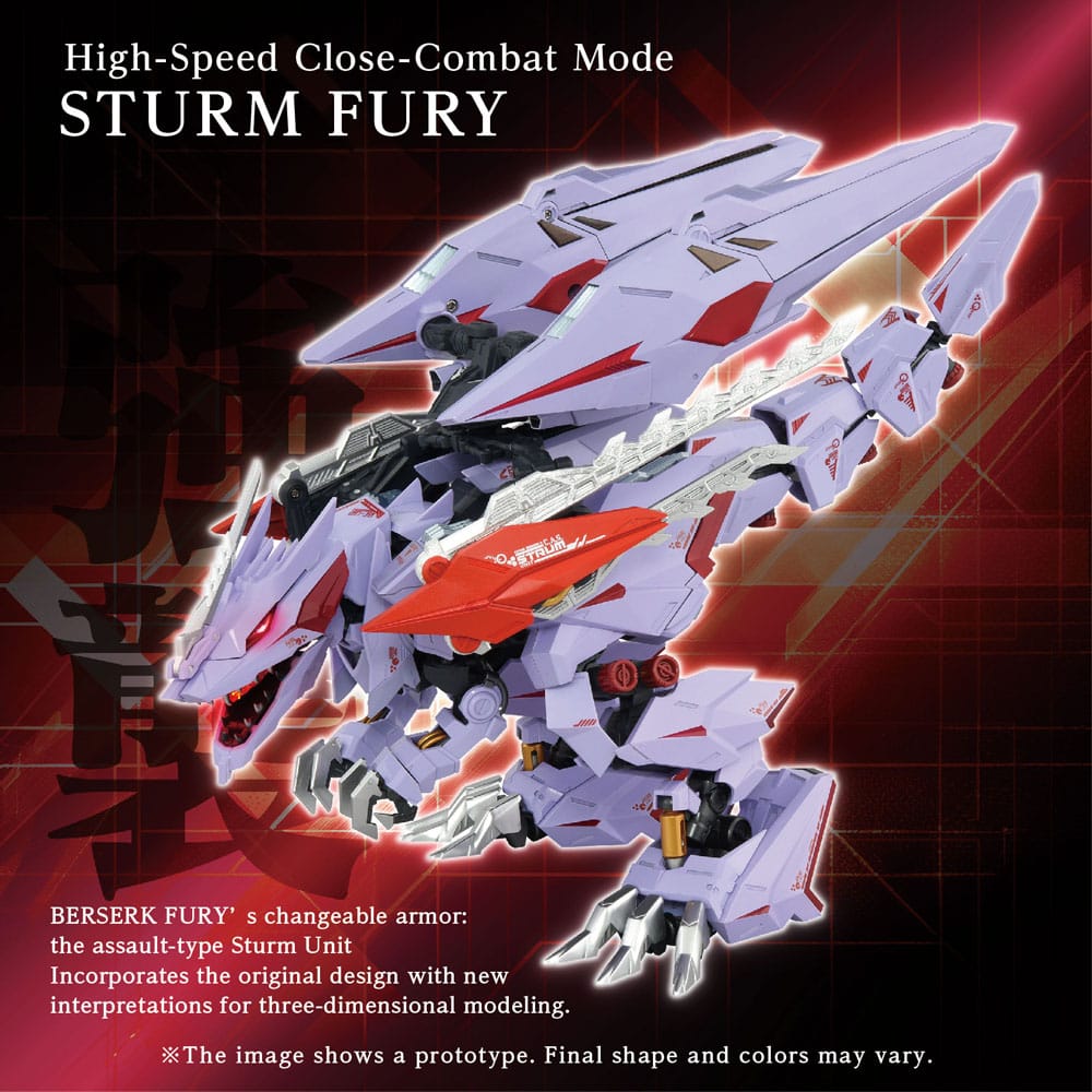 Zoids Model Kit Accesoory Set AM-Z01CP Berserk Fury Sturm & Jagd Unit Model kits