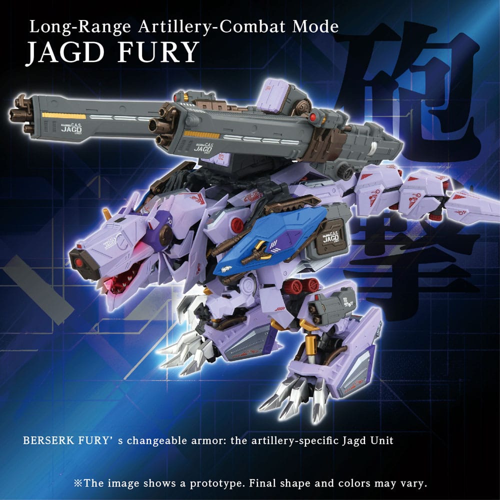 Zoids Model Kit Accesoory Set AM-Z01CP Berserk Fury Sturm & Jagd Unit