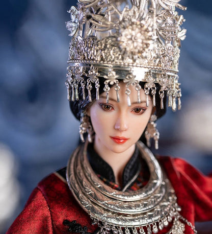 The Miao of China's 56 Ethnic Groups Figure 1/6 Red 30 cm