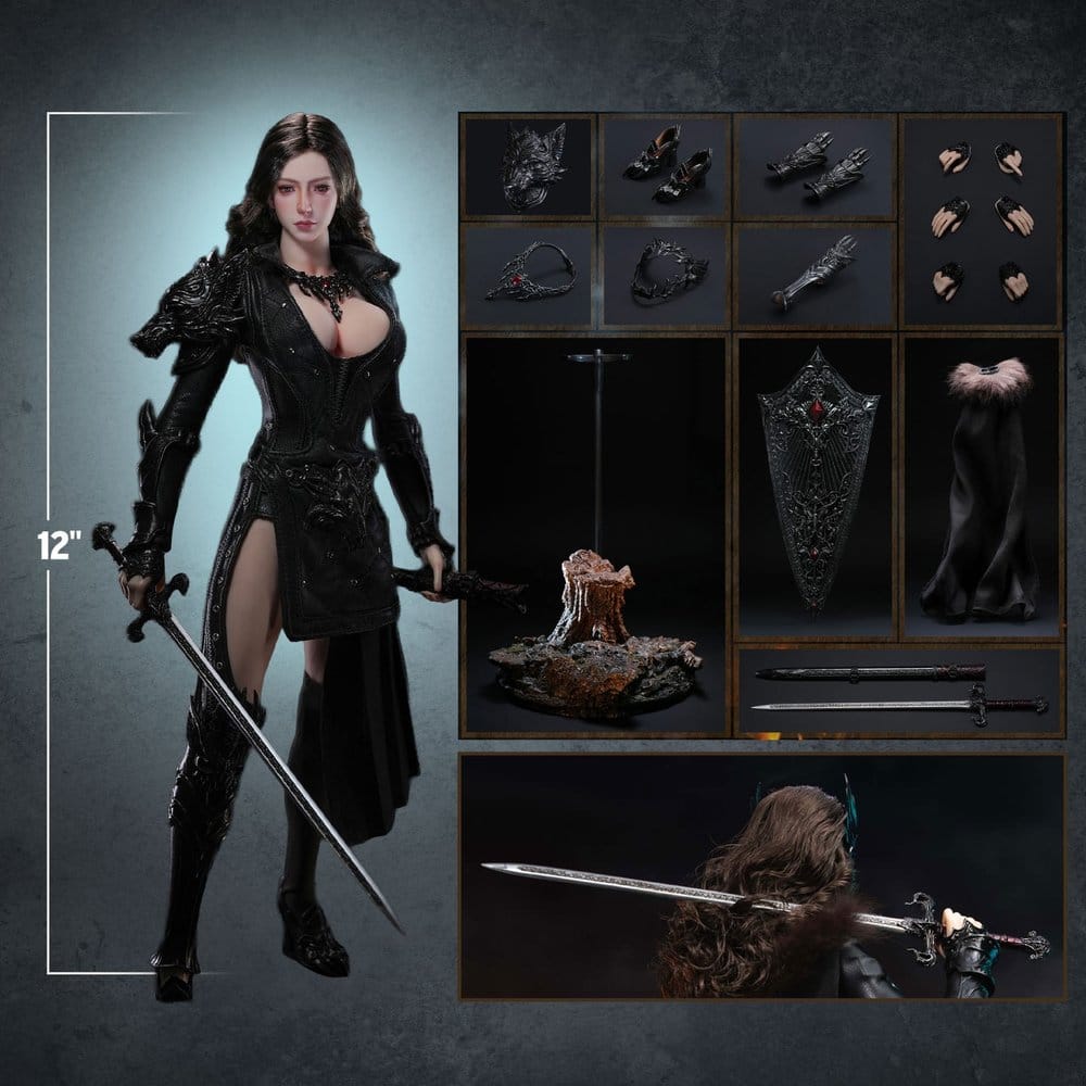 The Girl Under Wolf's Ward Action Figure 1/6 Eleanor (Black) 30 cm