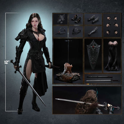 The Girl Under Wolf's Ward Action Figure 1/6 Eleanor (Black) 30 cm