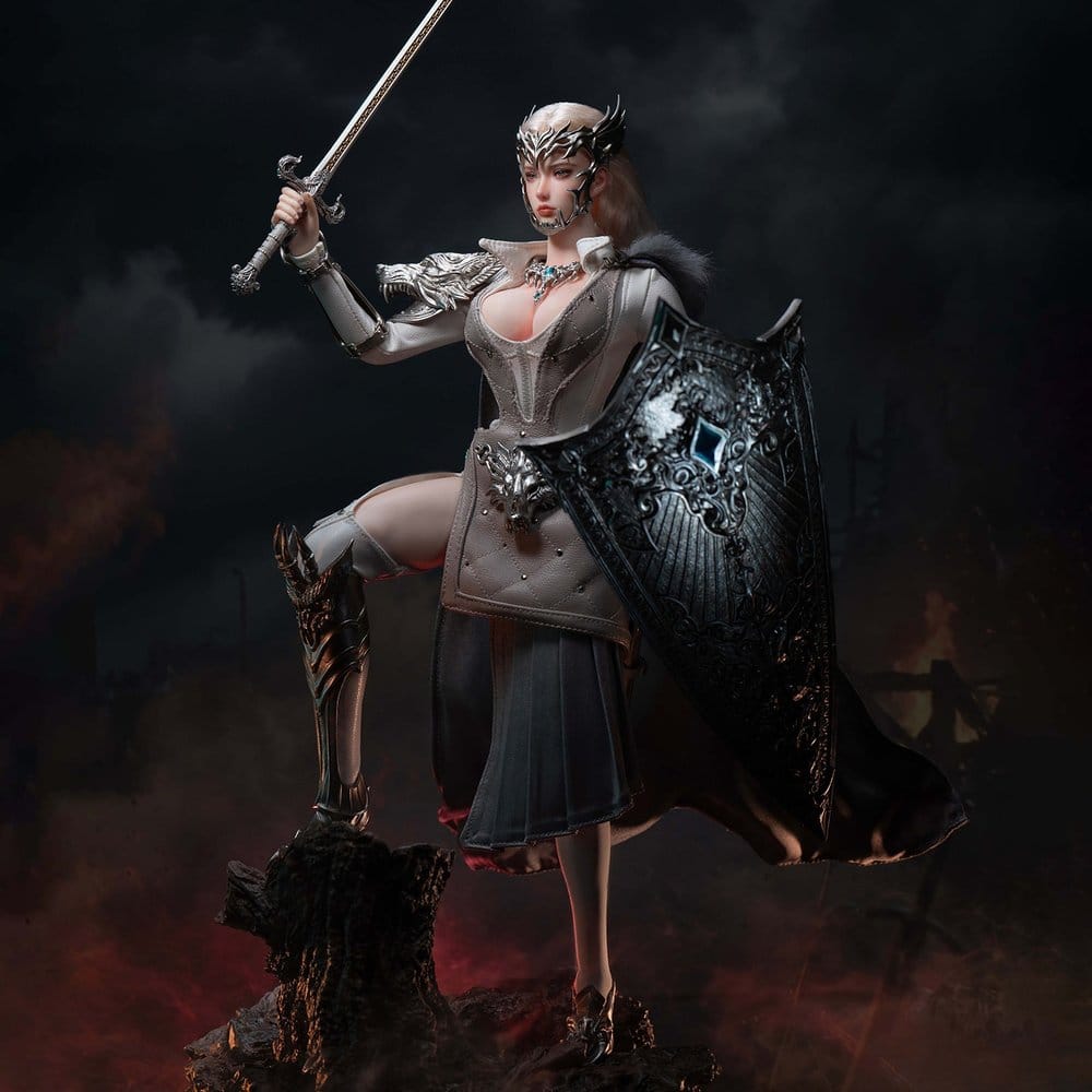 The Girl Under Wolf's Ward Action Figure 1/6 Alina (Silver) 30 cm