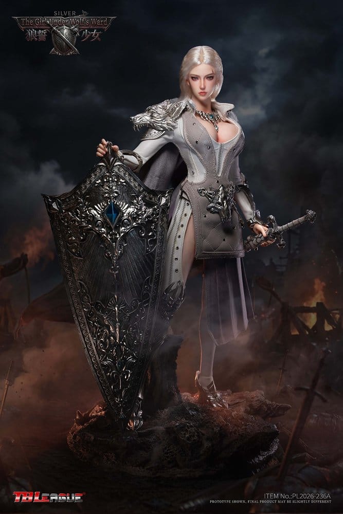 The Girl Under Wolf's Ward Action Figure 1/6 Alina (Silver) 30 cm