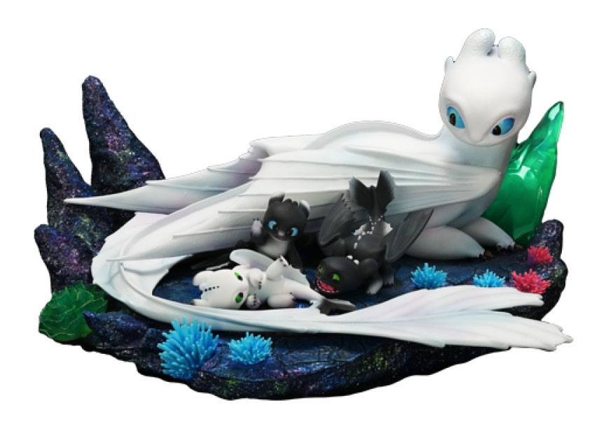 How To Train Your Dragon Statue 1/6 Light Fury & Night Lights 36 cm Statues