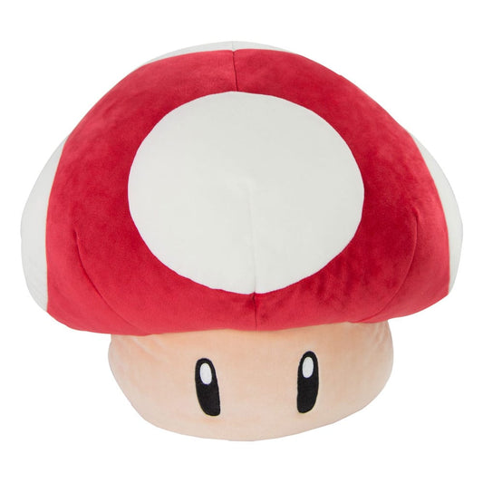 Super Mario Mocchi-Mocchi Mega Plush Figure Super Mushroom Red 36 cm Plushes