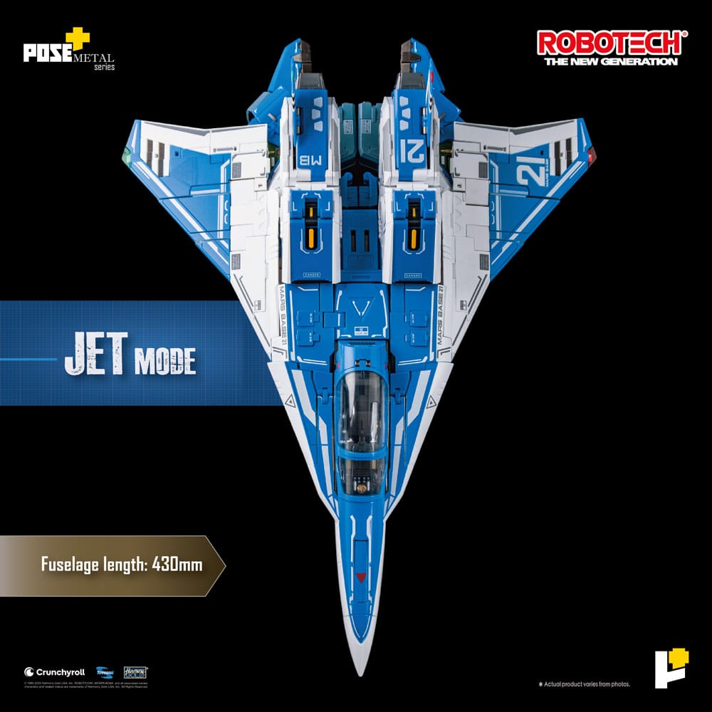 Robotech The New Generation 1/28 Action Figure Combat Alpha Fighter 33 cm