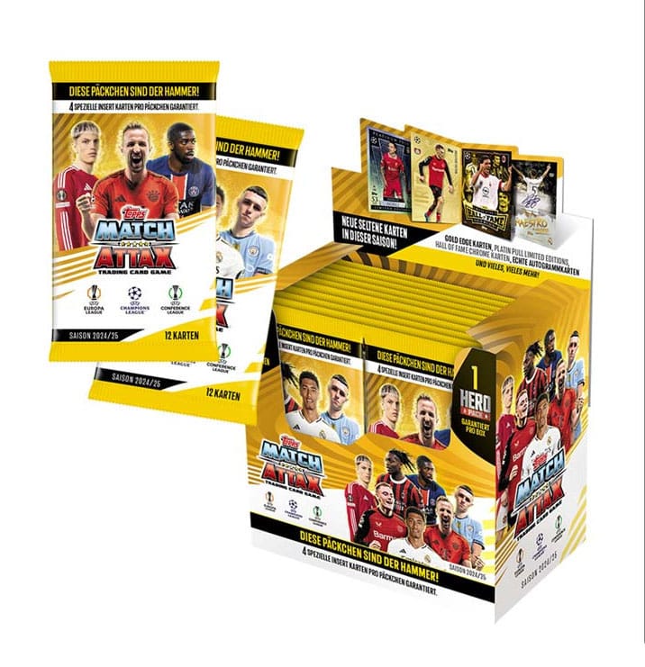 UEFA Club Competitions Match Attax TCG 2024 Booster Display (36) *German Version* Trading cards