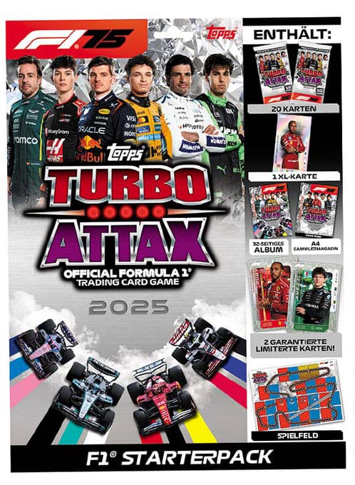 Formula 1 Turbo Attax TCG 2025 F1 Starterpack *German Version* Trading cards