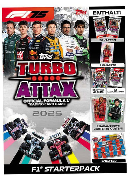 Formula 1 Turbo Attax TCG 2025 F1 Starterpack *German Version* Trading cards