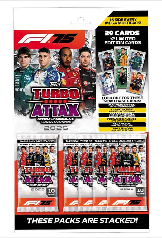 Formula 1 Turbo Attax TCG 2025 Mega Multipack *German Version* Trading cards