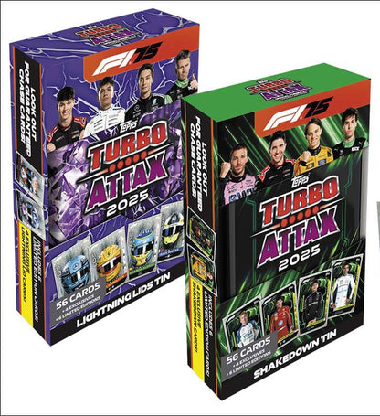Formula 1 Turbo Attax TCG 2025 F1 Mega Tin Display (6)  *German Version*