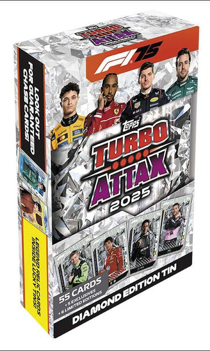 Formula 1 Turbo Attax TCG 2025 F1 Mega Tin Diamond Edition *German Version*