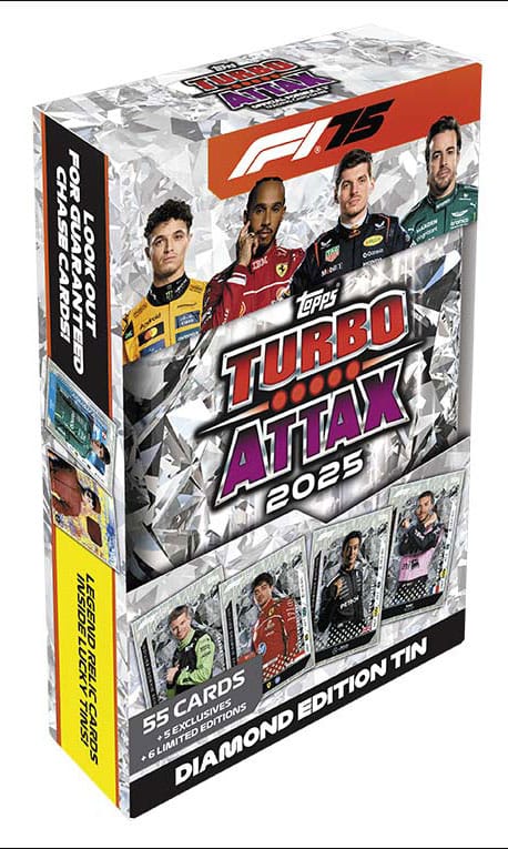 Formula 1 Turbo Attax TCG 2025 F1 Mega Tin Diamond Edition *German Version* Trading cards